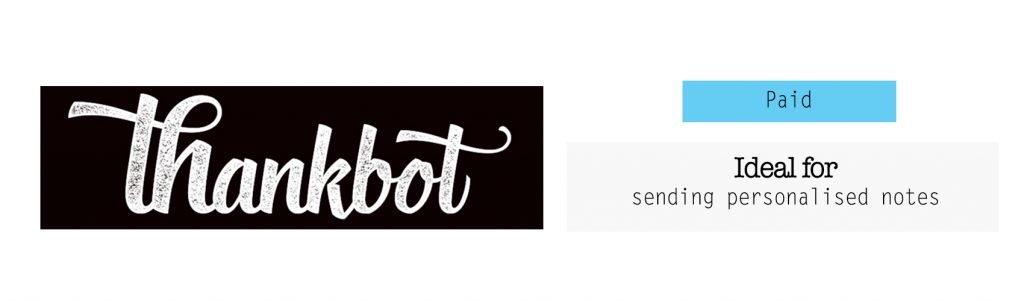 thankbot personalised notes