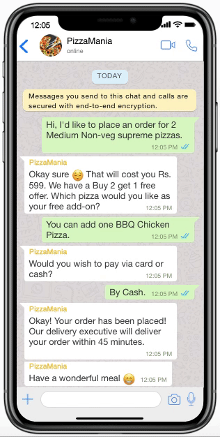 WhatsApp chatbot for businesses 